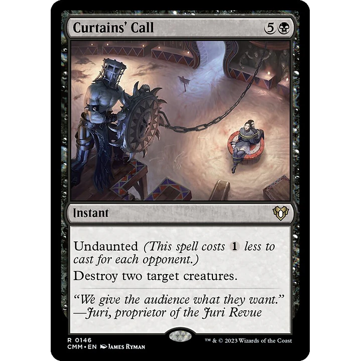 Curtains' Call | Inglés | NM | CMM 1