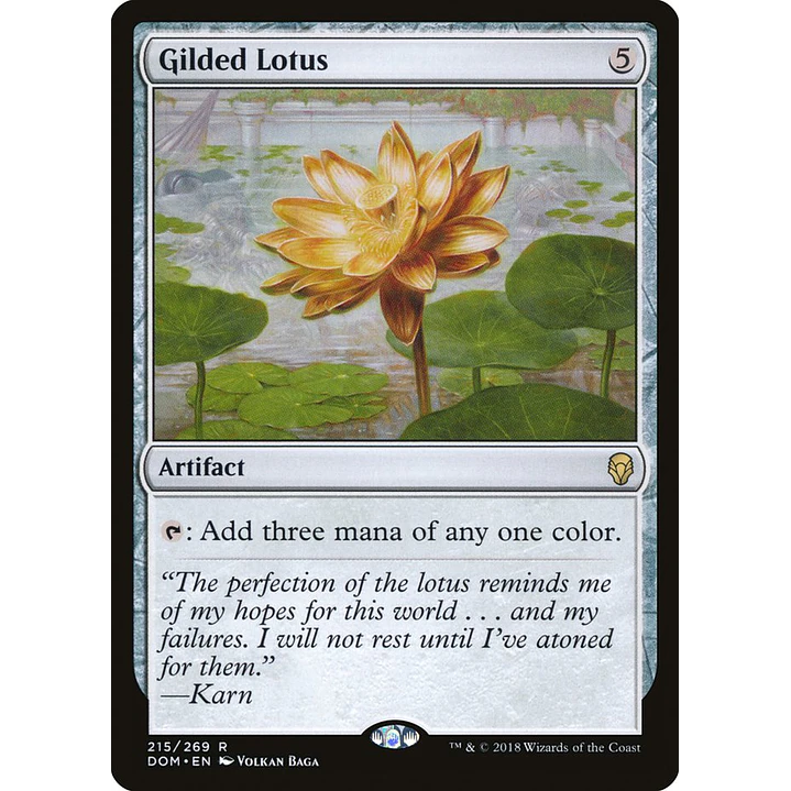 Gilded Lotus | Español | NM | DOM 1