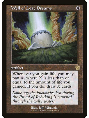 Well of Lost Dreams (Retro Frame) | Inglés | NM | BRR