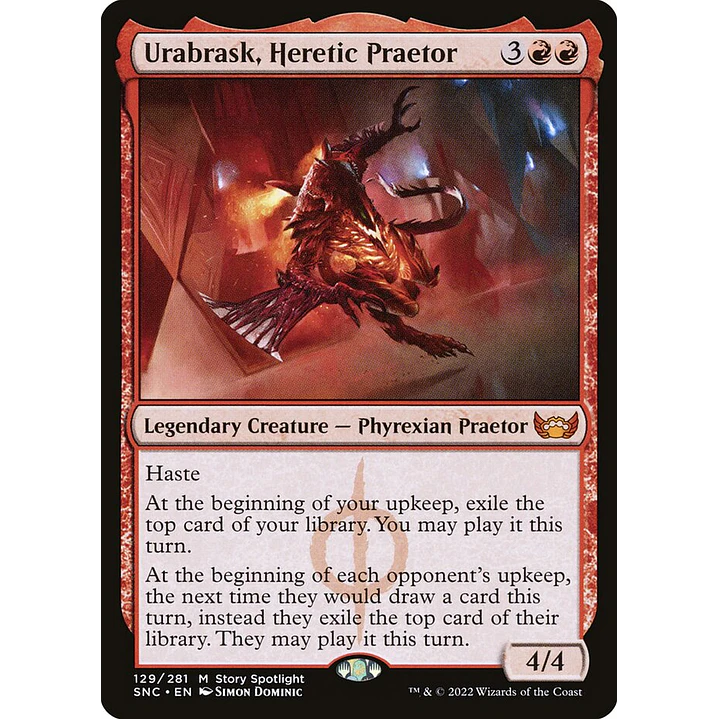 Urabrask, Heretic Praetor | Español | NM | SNC 1