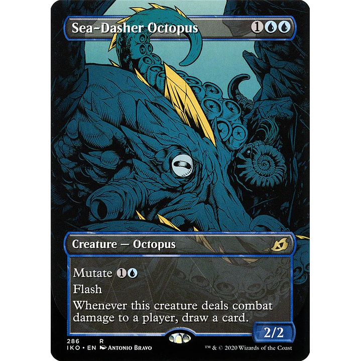 Sea-Dasher Octopus (Showcase foil) | Inglés | NM | IKO 1