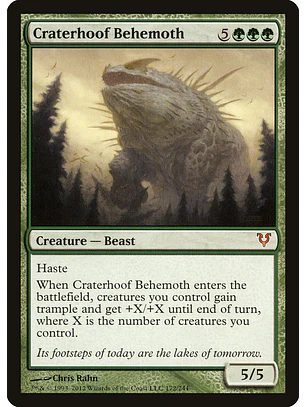 Craterhoof Behemoth | Inglés | NM | AVR
