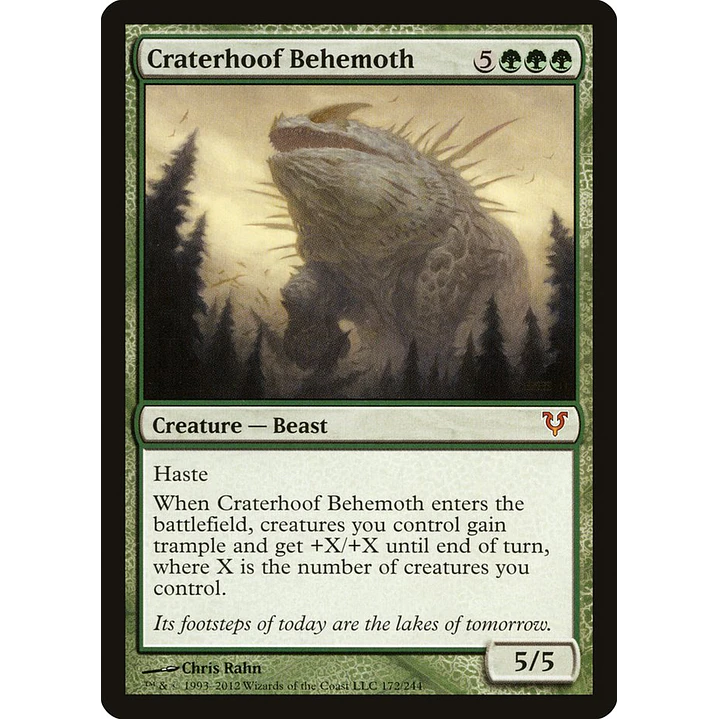 Craterhoof Behemoth | Inglés | NM | AVR 1
