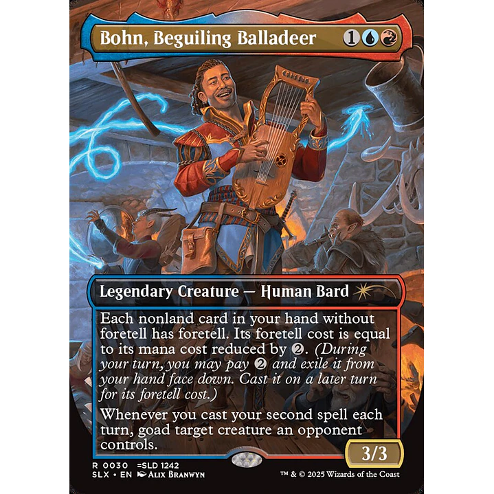 Bohn, Beguiling Balladeer (Borderless) | Inglés | NM | SLX 1