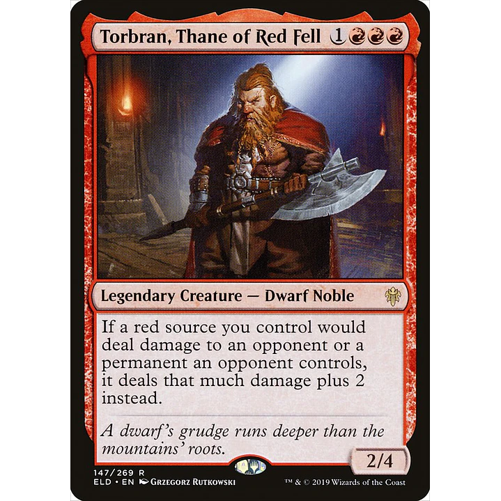 Torbran, Thane of Red Fell (foil) | Español | NM | ELD 1