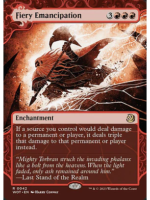 Fiery Emancipation (Showcase) | Inglés | NM | WOT