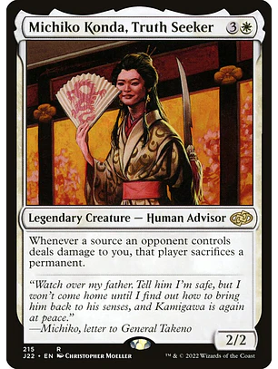 Michiko Konda, Truth Seeker | Inglés | NM | J22