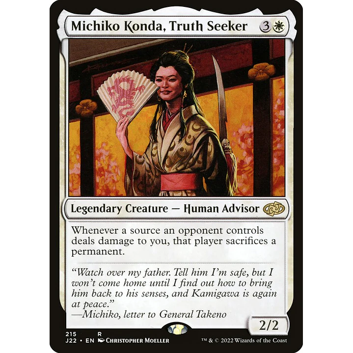 Michiko Konda, Truth Seeker | Inglés | NM | J22 1
