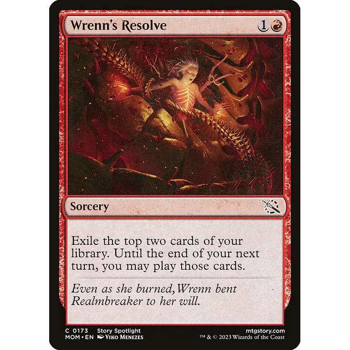 Wrenn's Resolve | Inglés | NM | MOM 1