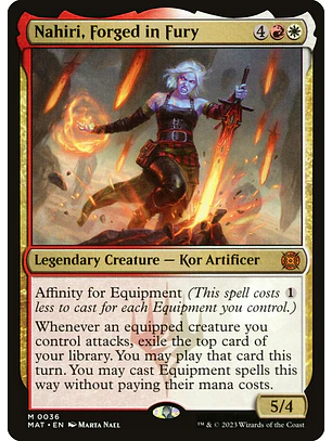 Nahiri, Forged in Fury | Inglés | NM | MAT