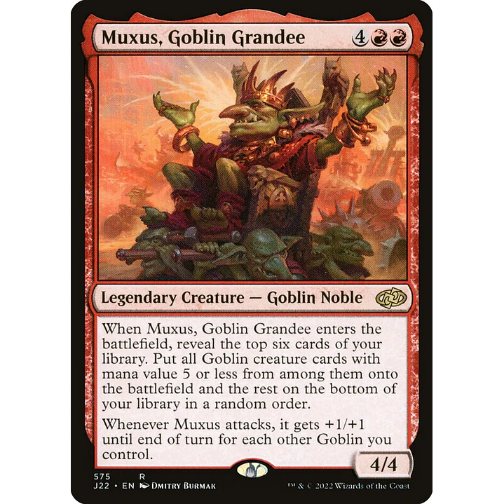 Muxus, Goblin Grandee | Inglés | NM | J22 1