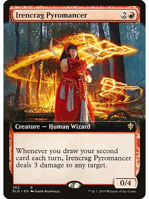 Irencrag Pyromancer (Extended Art foil) | Inglés | NM | ELD