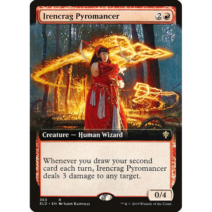Irencrag Pyromancer (Extended Art foil) | Inglés | NM | ELD 1