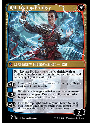 Ral, Monsoon Mage // Ral, Leyline Prodigy | Inglés | NM | MH3