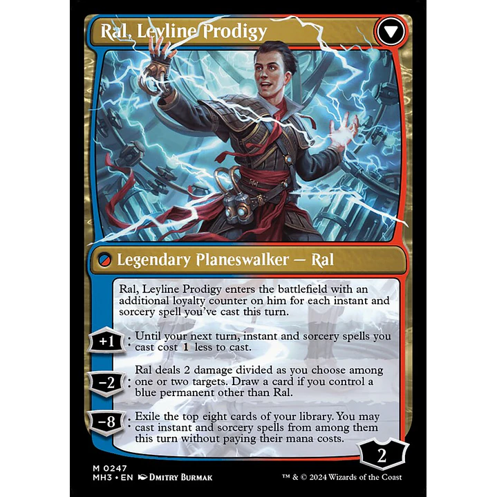 Ral, Monsoon Mage // Ral, Leyline Prodigy | Inglés | NM | MH3 2