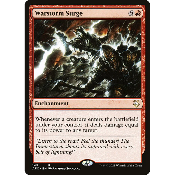 Warstorm Surge | Inglés | NM | AFC 1