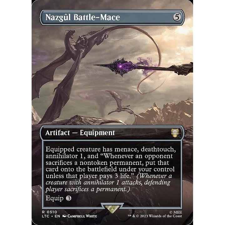 Nazgûl Battle-Mace (Borderless foil) | Inglés | NM | LTC 1