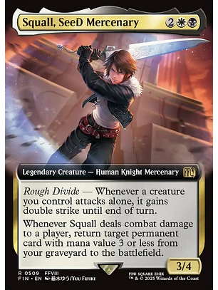 Squall, SeeD Mercenary (Extended Art) | Inglés | NM | FIN