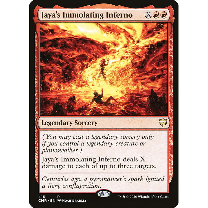 Jaya's Immolating Inferno | Inglés | NM | CMR 1