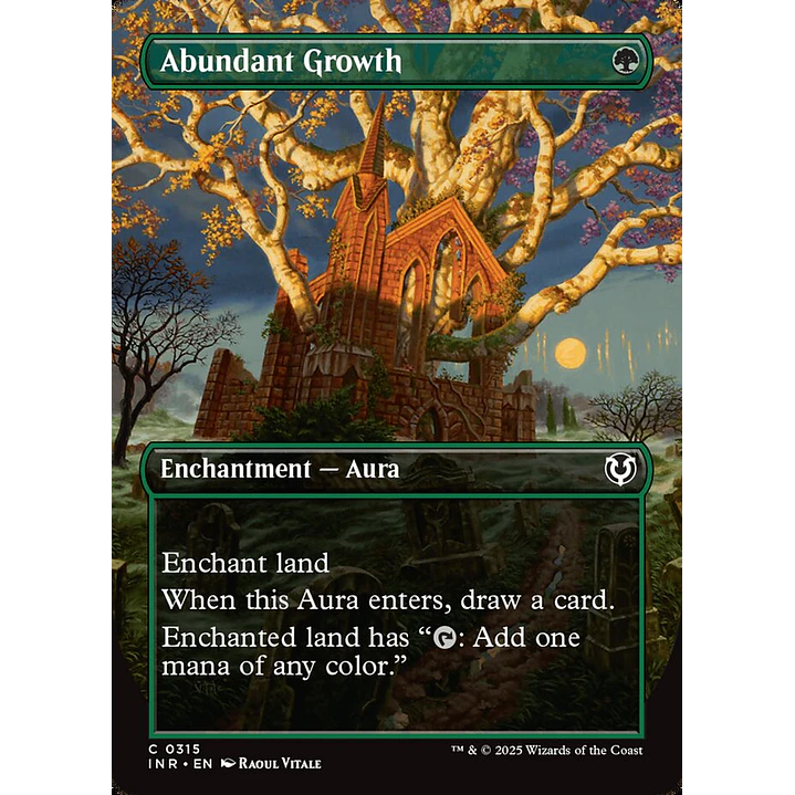 Abundant Growth (Borderless foil) | Inglés | NM | INR 1