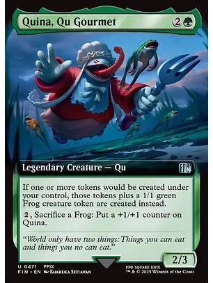 Quina, Qu Gourmet (Extended Art) | Inglés | NM | FIN