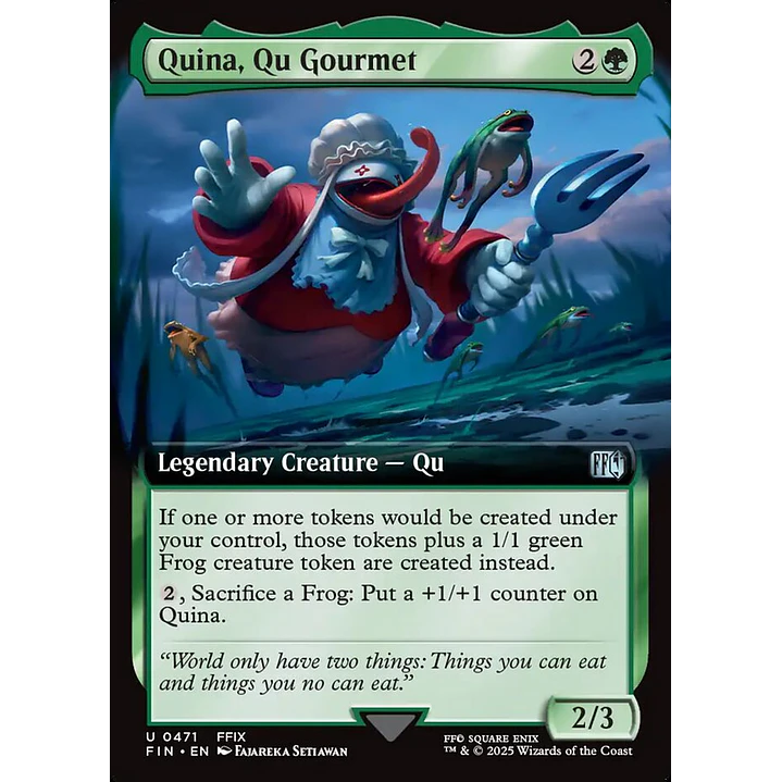 Quina, Qu Gourmet (Extended Art) | Inglés | NM | FIN 1