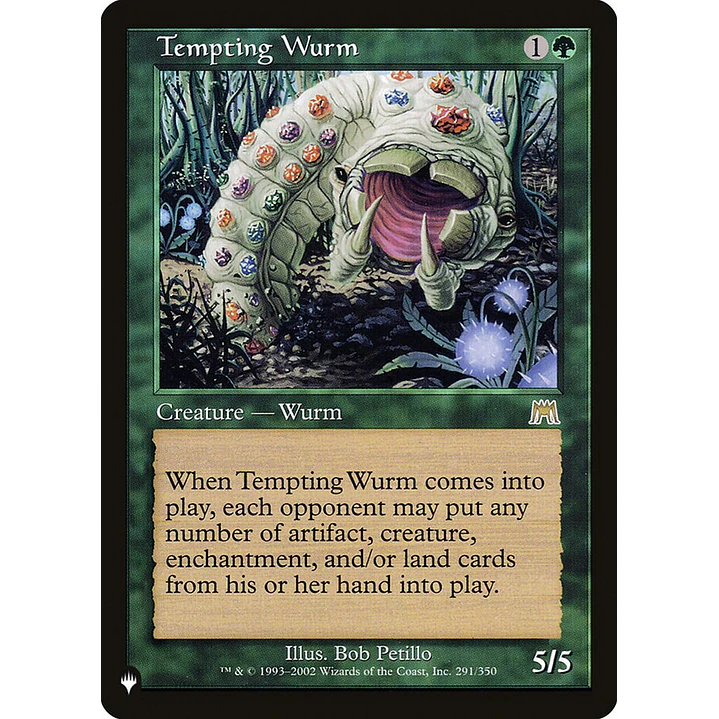 Tempting Wurm (Retro Frame) | Inglés | NM | PLST 1