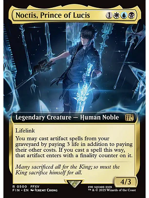 Noctis, Prince of Lucis (Extended Art foil) | Inglés | NM | FIN