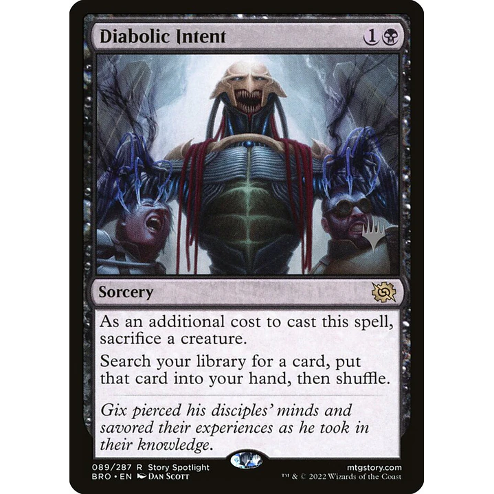 Diabolic Intent | Inglés | NM | PBRO 1