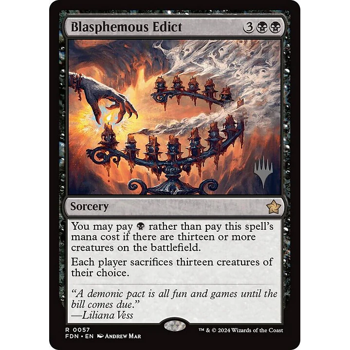Blasphemous Edict | Inglés | NM | PFDN 1