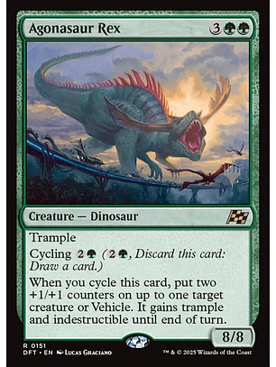 Agonasaur Rex | Inglés | NM | PDFT