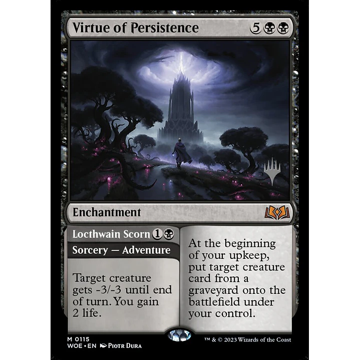 Virtue of Persistence // Locthwain Scorn | Inglés | NM | PWOE 1