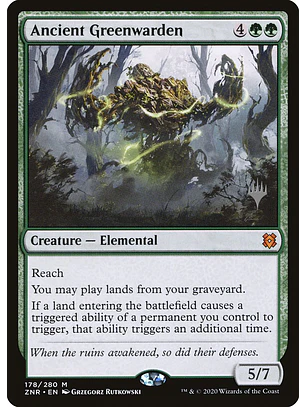 Ancient Greenwarden (foil) | Inglés | NM | PZNR