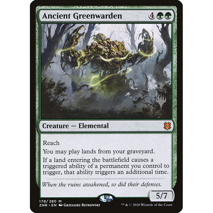 Ancient Greenwarden (foil) | Inglés | NM | PZNR 1