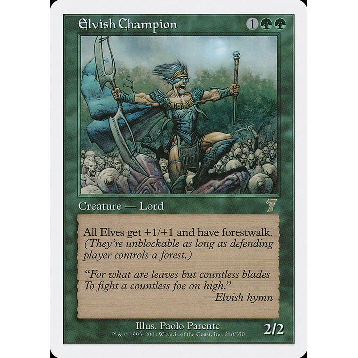 Elvish Champion (Retro Frame) | Japonés | NM | 7ED 1