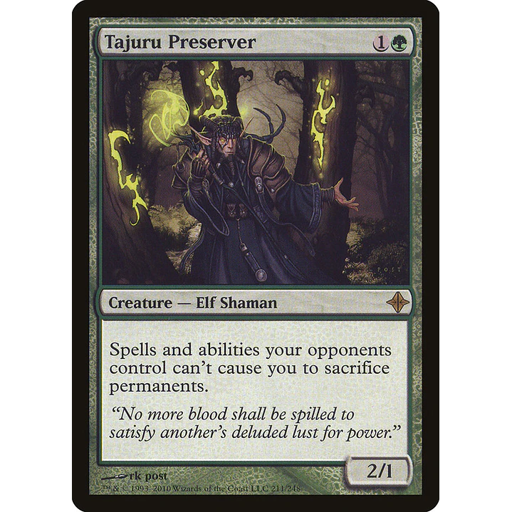 Tajuru Preserver | Inglés | NM | ROE 1