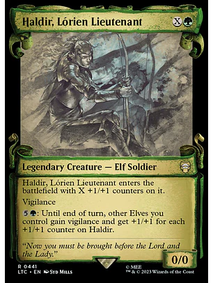 Haldir, Lórien Lieutenant (Showcase foil) | Inglés | NM | LTC