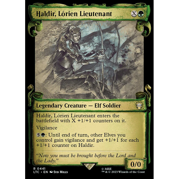 Haldir, Lórien Lieutenant (Showcase foil) | Inglés | NM | LTC 1