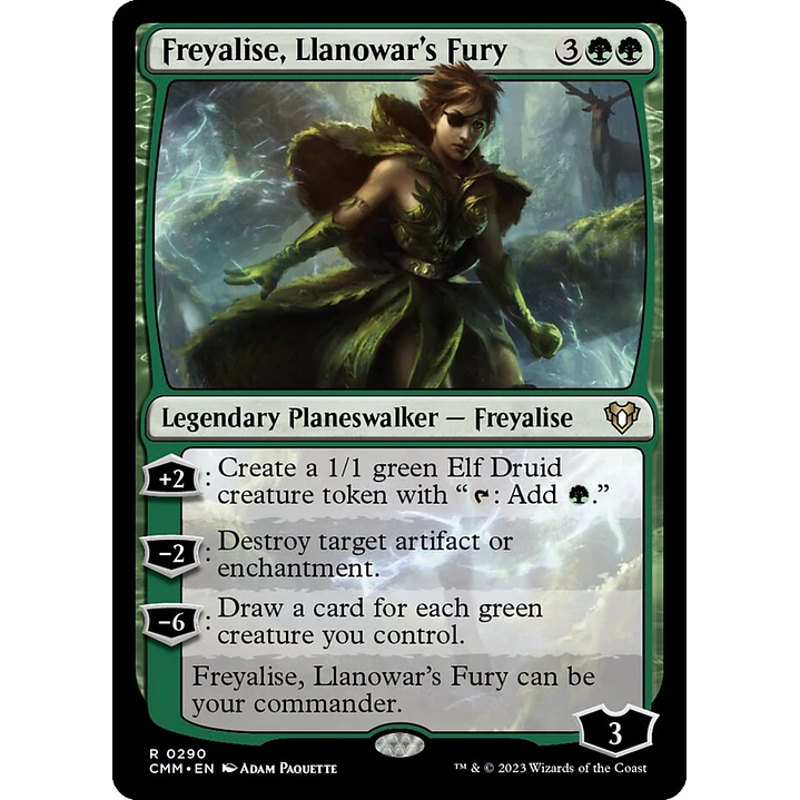 Freyalise, Llanowar's Fury | Inglés | NM | CMM 1