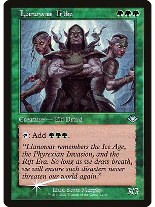 Llanowar Tribe (Retro Frame foil) | Inglés | NM | H1R