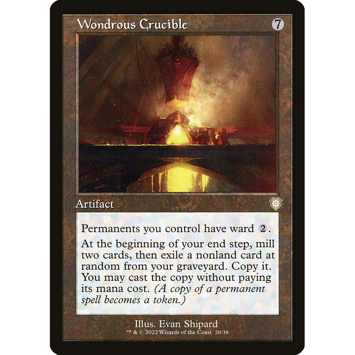 Wondrous Crucible (Retro Frame) | Español | NM | BRC 1