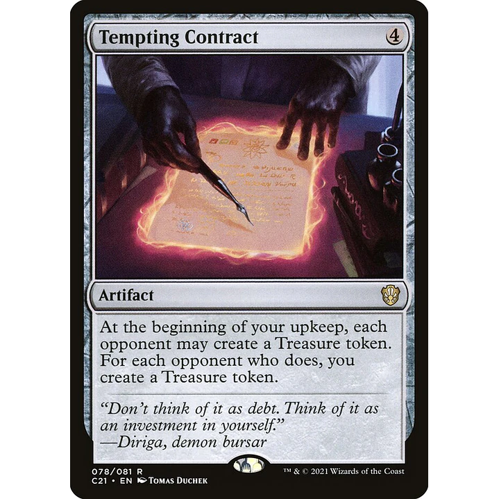 Tempting Contract | Inglés | NM | C21 1