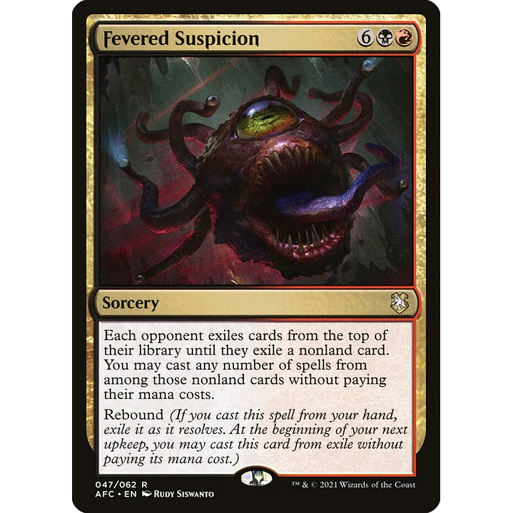 Fevered Suspicion | Inglés | NM | AFC 1
