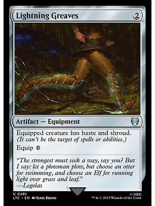 Lightning Greaves | Inglés | NM | LTC