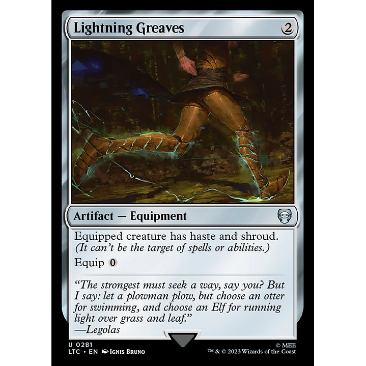 Lightning Greaves | Inglés | NM | LTC 1