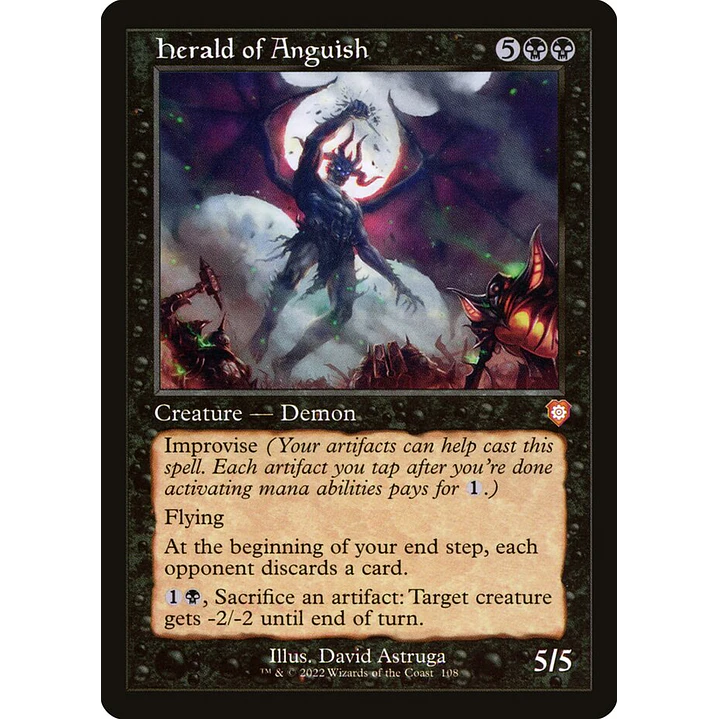 Herald of Anguish (Retro Frame) | Español | NM | BRC 1