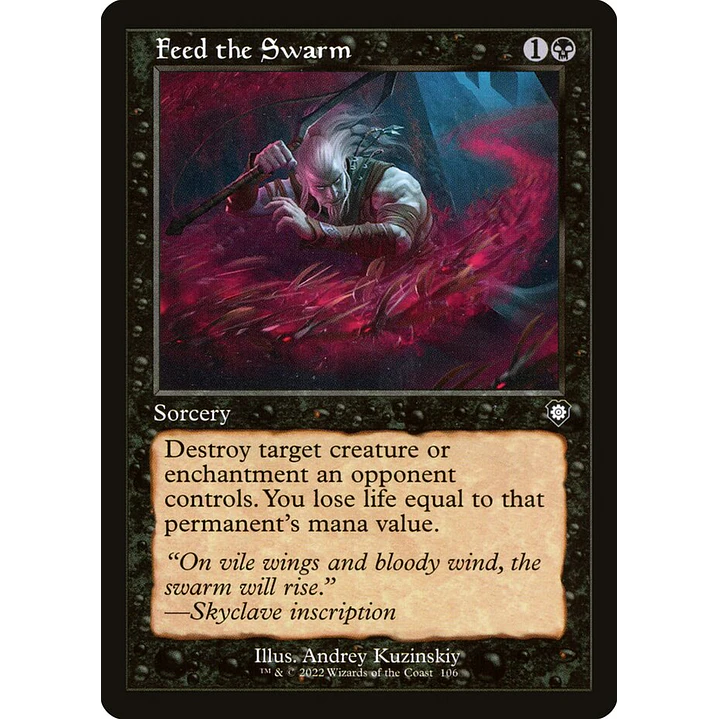 Feed the Swarm (Retro Frame) | Español | NM | BRC 1