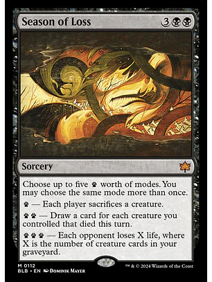 Season of Loss | Español | NM | BLB