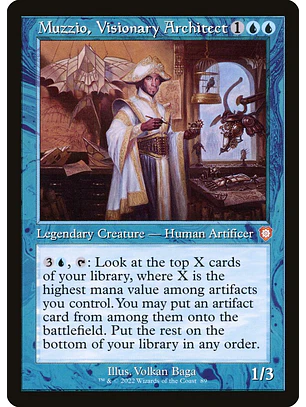 Muzzio, Visionary Architect (Retro Frame) | Español | NM | BRC