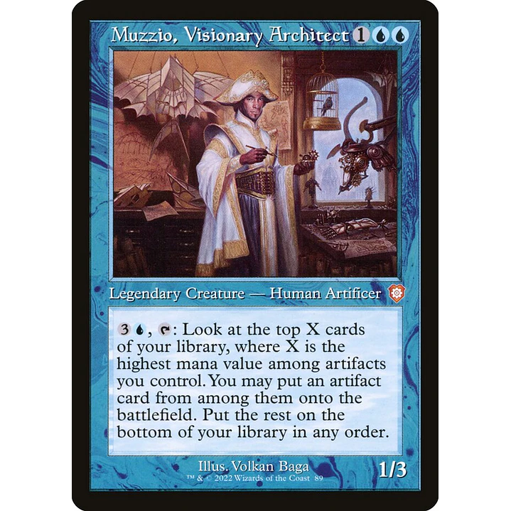 Muzzio, Visionary Architect (Retro Frame) | Español | NM | BRC 1